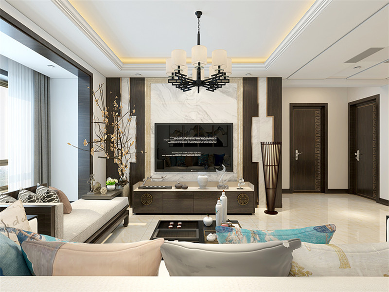 沈阳玉祥明居-新中式装修风格-118㎡