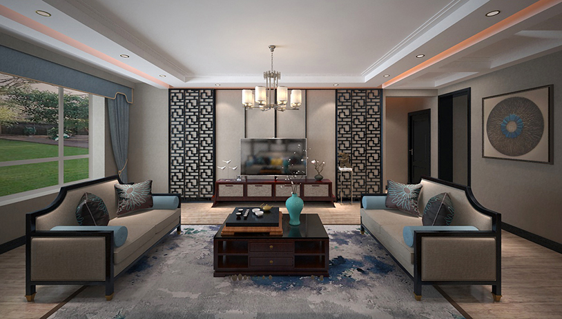 沈阳龙湖唐宁ONE-新中式装修风格-136㎡