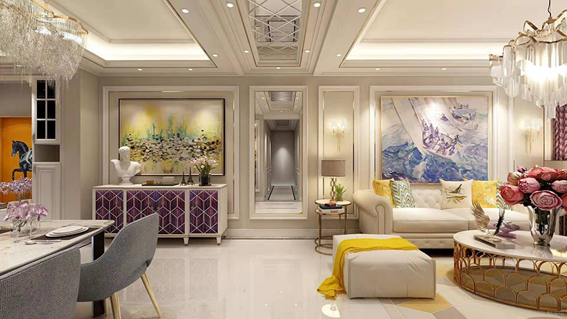 沈阳月星国际-欧式装修风格-120m²