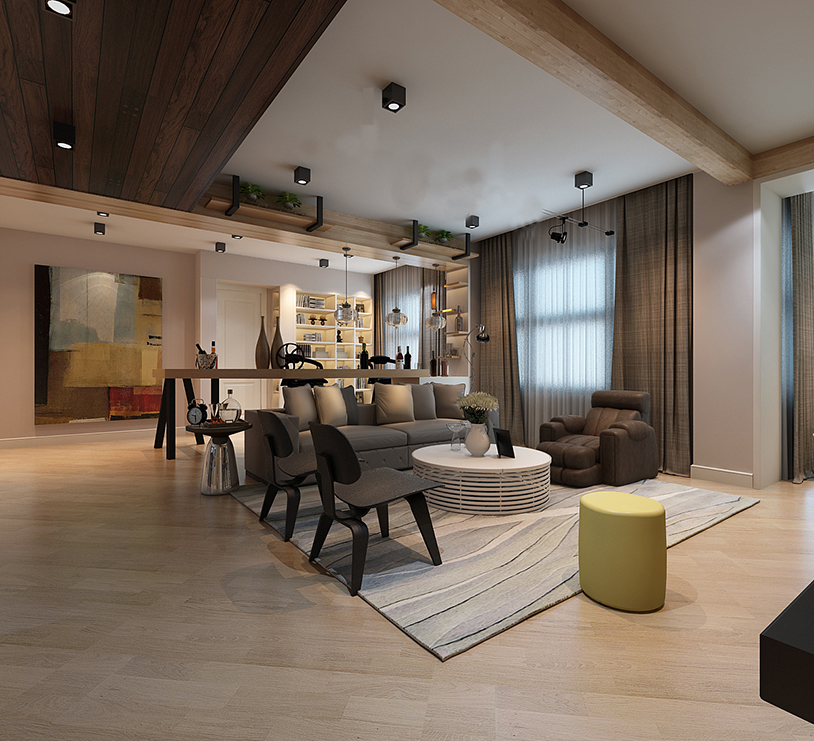 沈阳清河湾-现代奢华装修风格-240m²