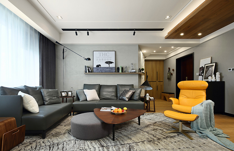 沈阳龙湖香醍漫步-后现代装修风格-115m²