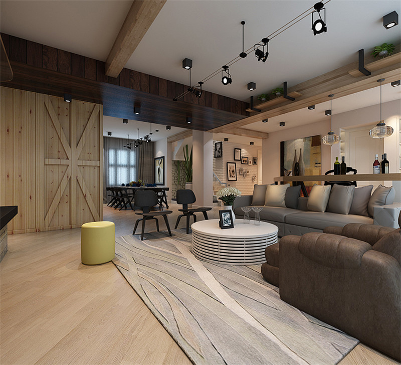 现代轻奢装修风格-效果图案例-7