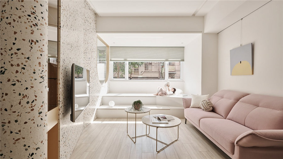 奶油风装修风格-效果图案例-4