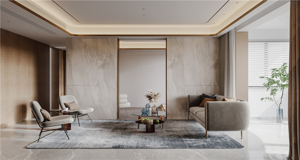 轻奢风装修风格-效果图案例-3