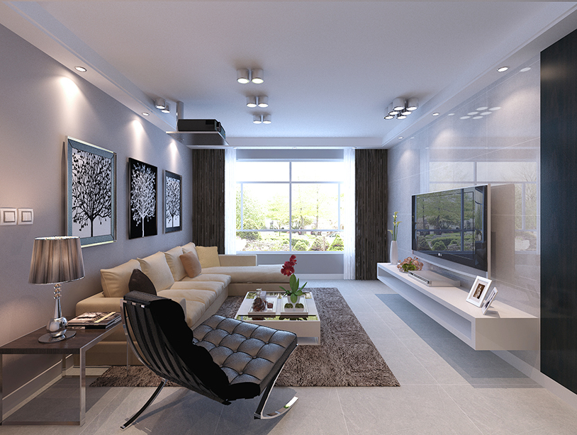 沈阳月星国际-现代装修风格-103m²